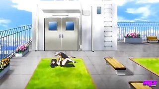 Big tits sex with bewitching Mysterious from Hentai Pros