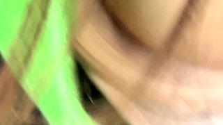 Amateur blondie solo anal masturbation