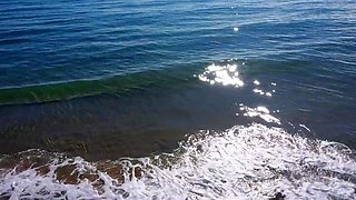 Tanned lesbians on the beach