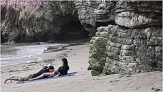 Playing With Myself Watching Hot Couple Fuck On The Beach
