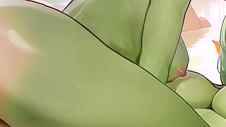 Big Ass 18yo Monster Girls Get Huge Anal Gapes After Some Ass Fucking Threesome with Creampie - Harem Vs Zombies (steam Game)