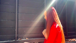 Italian Big tits Milf Artemisia Love solo hot perfect tits outdoor