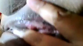 Indian Aunty Fingers Her Pussy Up Close