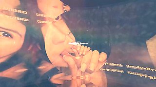 Busty Latina Mira Luv Swallows Gloryhole Cumshots