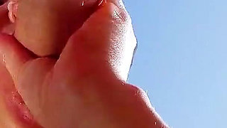 Kinky teen Carla fucked on vacation by step brother on the beach