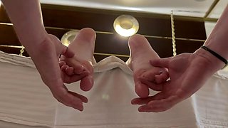 Skinny lady69s Erotic ASMR Foot Soapy Lather for Tingling Soap Sounds