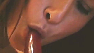 Sexy Amateur Scene-2_slim Brunette with Small Tits Babe Fucking with Her Dildo on the Floor