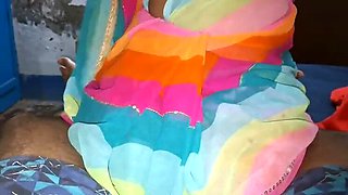 Busty Indian Wife Loves Giving Blowjob and Sucking Big Cock