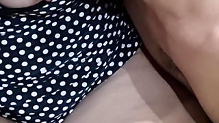 Subbed - Quick Visit Turns Hot - Wife Begs for DP with Hung Friend Before His Flight