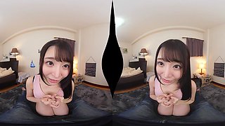 POV VR porn in 4k - amateur fetish hardcore with shy Japanese chick