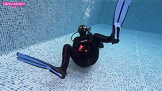 Vintage Mask & 8mm Wetsuit Underwater Scuba Bliss
