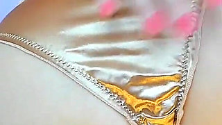 Real Hotwife Jess Ryan Modeling Satin Panties