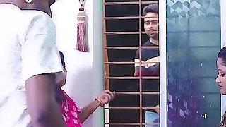 Two Desi & Horny Bhabhi Starsudipa & Mampi Fuck Two Delivery Boy When Their Husband Not at Home ( Hindi Audio )
