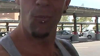 Sensational brunette babe swallows cum and enjoys it