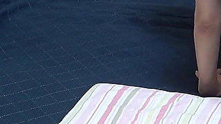 Only Japanese Girls' Apartment, Wearing Tiny Micro Thong Bikinis Cute Boobs and Big Ass Girl's Tease Fitness Training