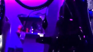 Fucking the suspended slave