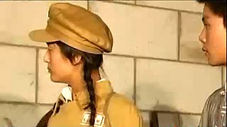 Chinese soldiers punishment by warden