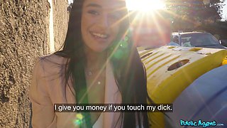 Ara Mix’s Skinny Russian Pickup in Public Heat