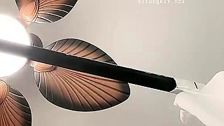 Ebony girl showers her big ass amp masturbating