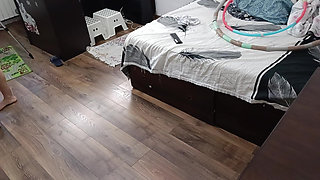 Sexy Wife Workout at Home Naked.