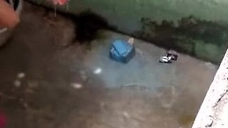 Tamil Aunty Bathing Outdoor