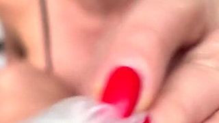 I Turn My BF Into Foot Slave and Make Him Eat His Cum and Condom