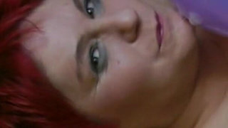 Handjob with Ejaculation Onto a Balloon, Which I Dutifully Lick Clean and of Course Swallow the Sperm Politely.