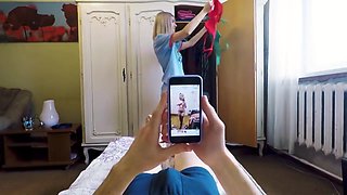 Step Sister Made Her Brother Cum Just Before Mom Came Home - Blackmailed