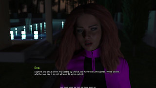 My Dorm 259 - Mark Calms Eva and Emma Explains Plan to Have Sex at Washing Machine