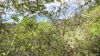 A Hard Outdoor Fuck with My Best Friend's Horny, It's a Milk Drinker