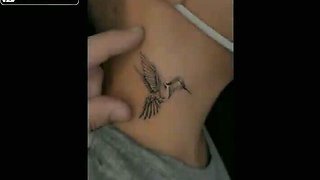 Puny neck tats for