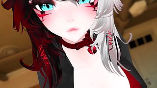 German Lessons Turned into fucking your teacher! VRChat