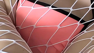 Secret Hole in Black Pantyhose