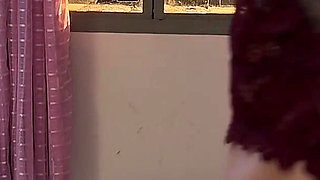 Lesbian Maid Has a Crush on a Chubby Girl, a Redhead, and a Brunette.