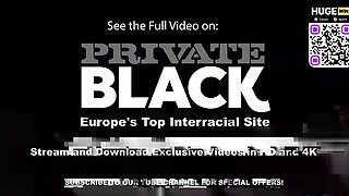 Brunette loves interracial double penetration