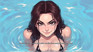 My New Girlfriend  Taboo Hentai Game  Ep.52 Caught My MILF Neighbor Boob in the Pool Just Next to My Stepmom!