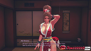 Mai Shiranui Hentai Animation - Sensational Massage with Big Tits in Kimono, Intense Wet Pussy Fingering, and Oral Licking Squir