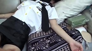 Chinese girl pass out tied up foot play