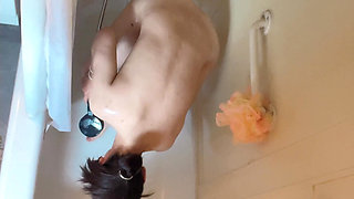 POV Hana in Shower Time POV Video