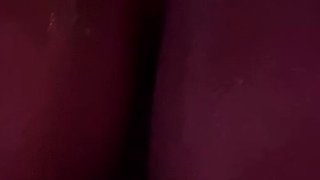 Attractive brunette teenager with big boobs fingering pussy