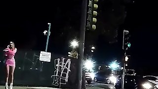 Sexy Street Hookers Show Tits and Shake Ass in Public