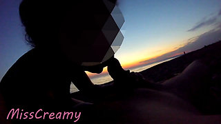 Dick Flash French Teacher MILF Risky Beach Blowjob Maspalomas Nude Beach Cumshot People