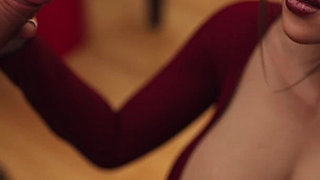 Sexy Married Teacher Having Threesome with Two Lucky Students - the Office