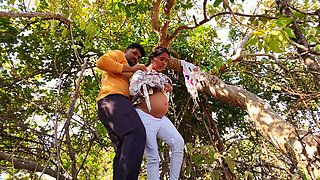 Indian Desi Bhabhi Hot XXX - Both the Boy and the Girl Are Newly Married and Have Come to Visit the Forest.