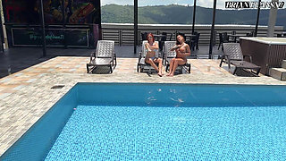 Hot Stepsisters with Natural Tits and Big Ass Swap Partners - Andrea Castro & Anissa Miller