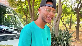 Skinny Tattooed Granny Sabrina Fit Gets Rough Anal Destroyed By BBC In Van