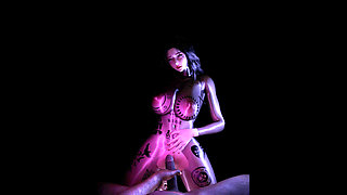 Goddess of Virtual Flames: Curvy Temptress - 3D Animation Hentai