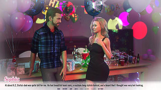 Awam 2 Extend Erotic Scenes Edition: Horny Confession - Sophia Describes Getting Her Pussy Deflowered to Dylan