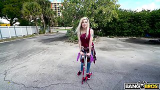 Horny 19 Year Old Hops on The Bus