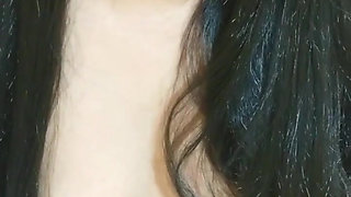 She Took off Her Thong to Show off Her Big Pussy